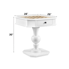 Galini White Gaming Table - Ornate Home
