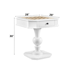 Galini White Gaming Table - Ornate Home