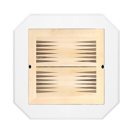 Galini White Gaming Table - Ornate Home