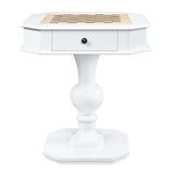 Galini White Gaming Table - Ornate Home
