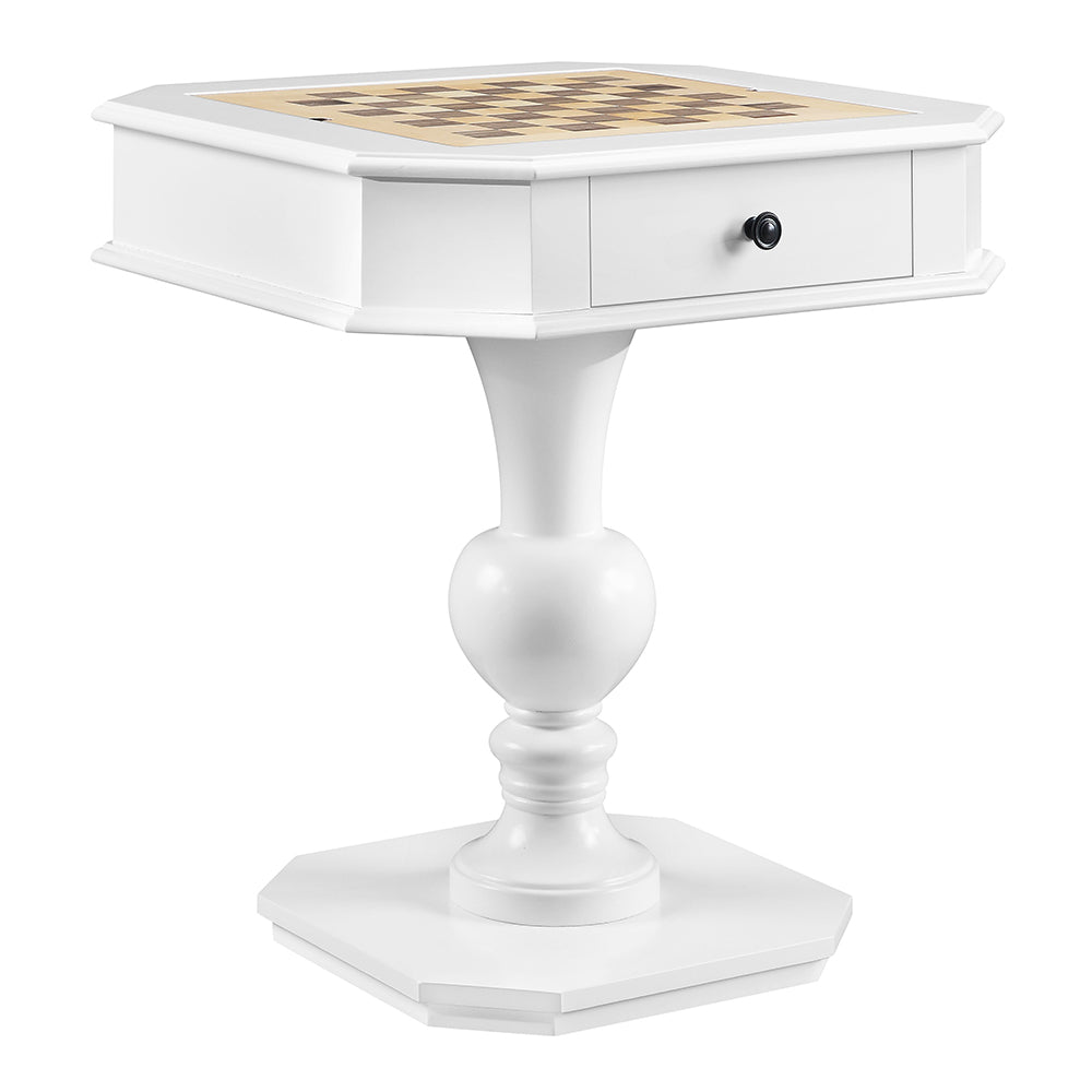 Galini White Gaming Table - Ornate Home