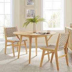 Gallant Oak 47" Round Dining Table - Ornate Home