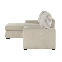 Gallatin Beige 2-Piece Sectional with Left Chaise - Ornate Home
