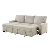 Gallatin Beige 2-Piece Sectional with Left Chaise - Ornate Home
