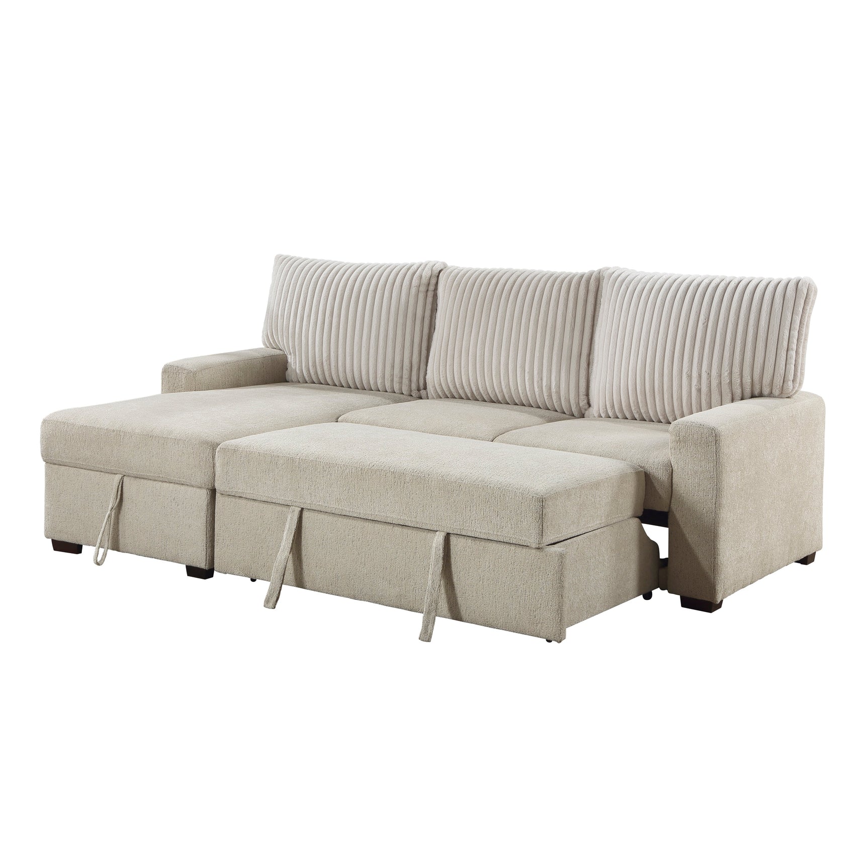 Gallatin Beige 2-Piece Sectional with Left Chaise - Ornate Home