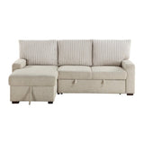 Gallatin Beige 2-Piece Sectional with Left Chaise - Ornate Home