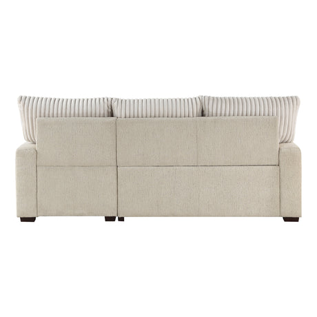 Gallatin Beige 2-Piece Sectional with Right Chaise - Ornate Home