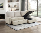 Gallatin Beige 2-Piece Sectional with Right Chaise - Ornate Home
