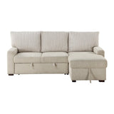 Gallatin Beige 2-Piece Sectional with Right Chaise - Ornate Home