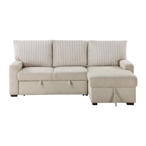Gallatin Beige 2-Piece Sectional with Right Chaise - Ornate Home
