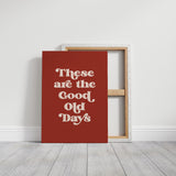 Vintage Vibes - Retro Typography Art Print