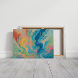 “Color Currents” – Abstract Swirl Painting