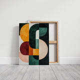 “Modern Balance” – Bold Mid-Century Abstract Geometric Print