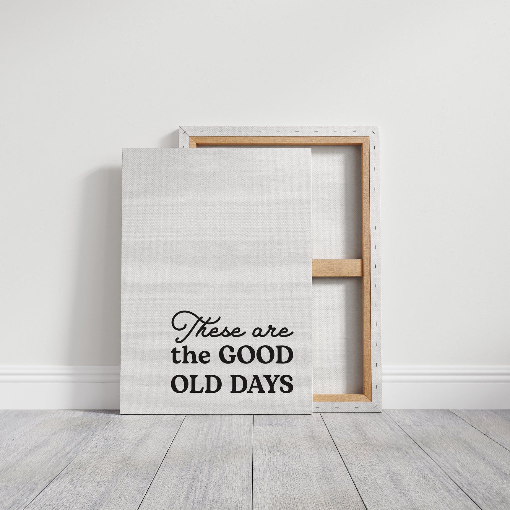 Timeless Nostalgia - Black and White Quote Art