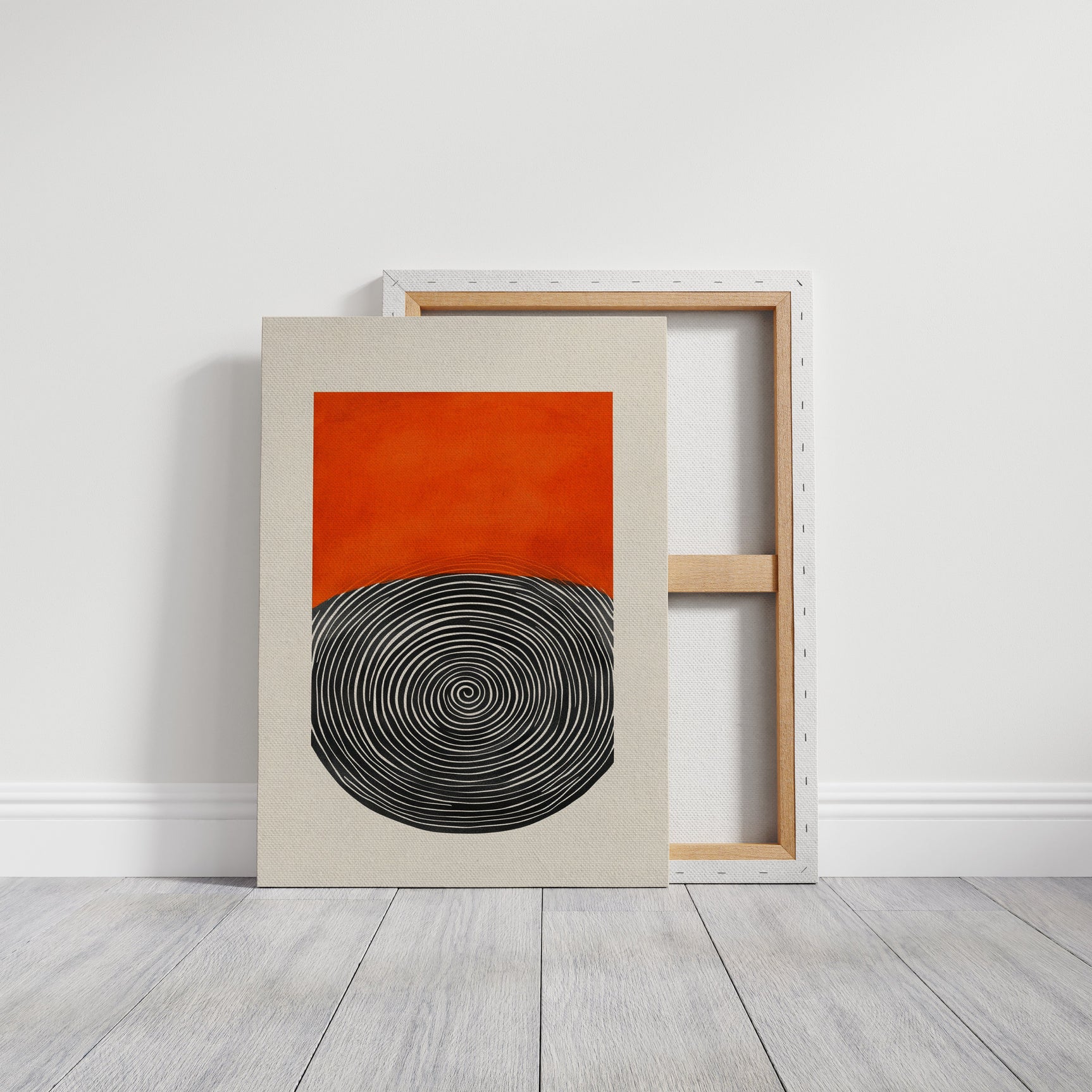 Vortex Sunset - Abstract Geometric Art Print