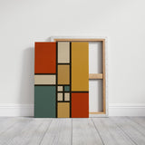 Vibrant Geometric Abstract Art Print