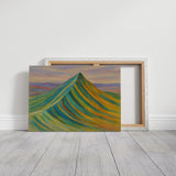 Aurora Ridge – Abstract Rainbow Mountain Landscape