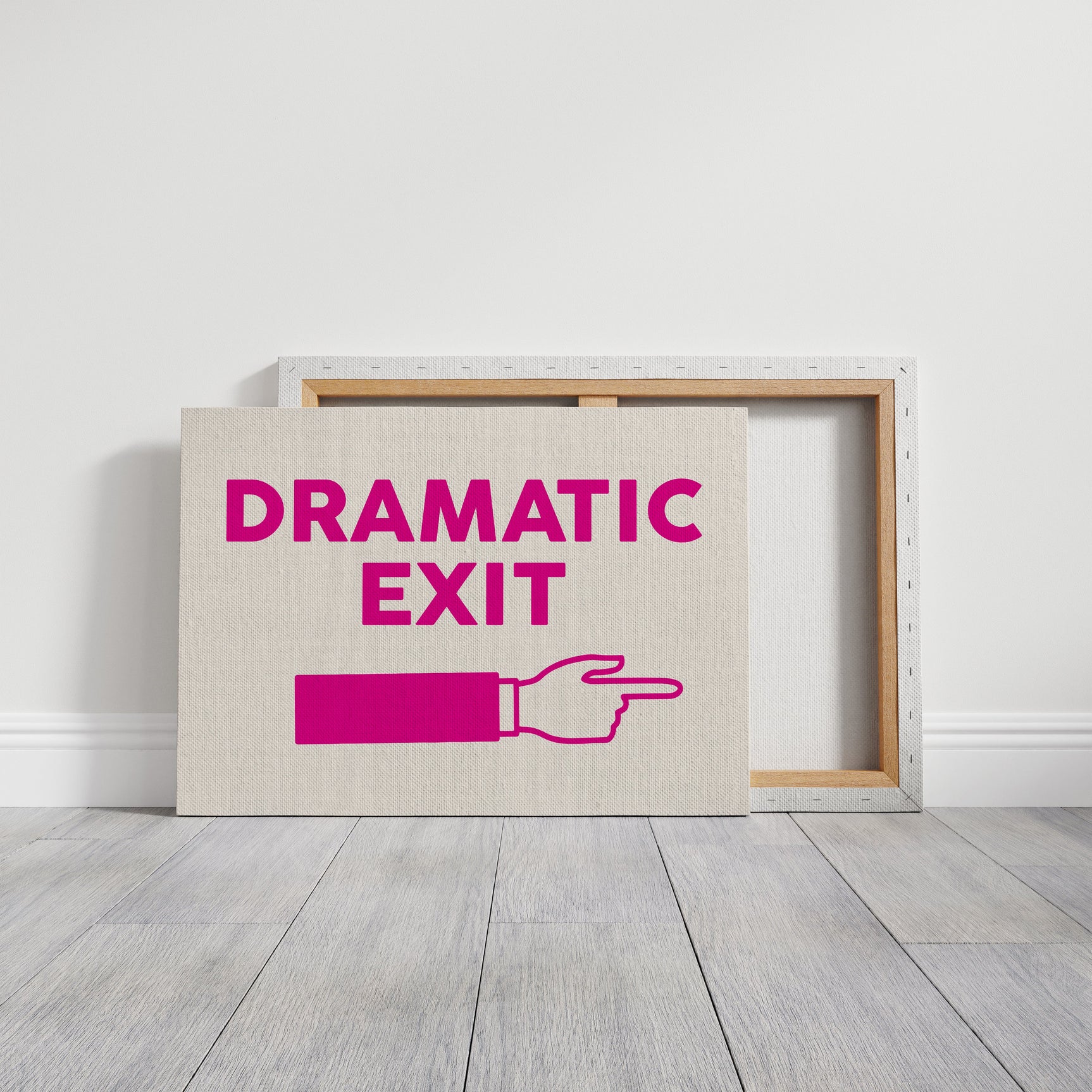 Vivid Escape - Bold Typography Wall Art