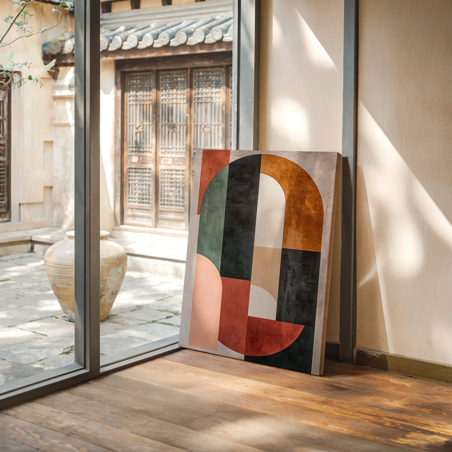 Modern Geometric Abstract Wall Art