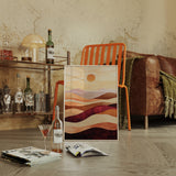 Sunset Dunes - Abstract Landscape Canvas Art