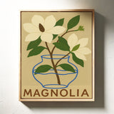 Elegant Magnolia Art Print for Home Decor