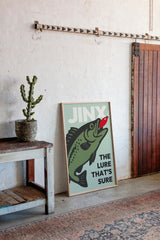 Baited Bliss - Retro Fishing Print