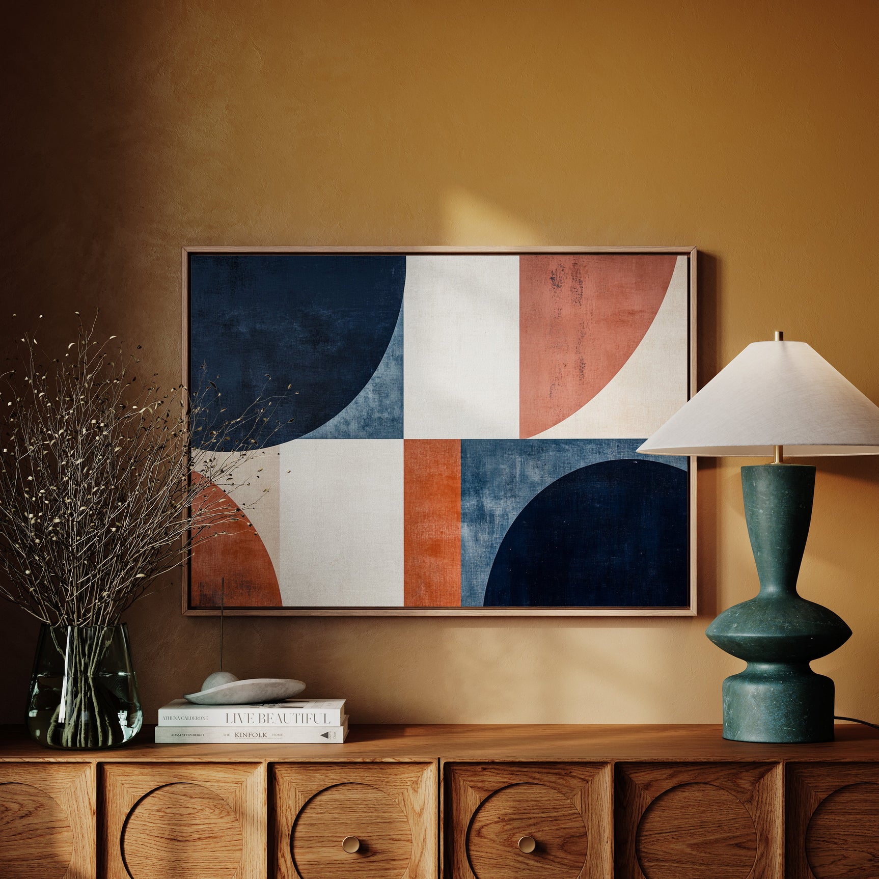 Modern Geometric Abstract Wall Art