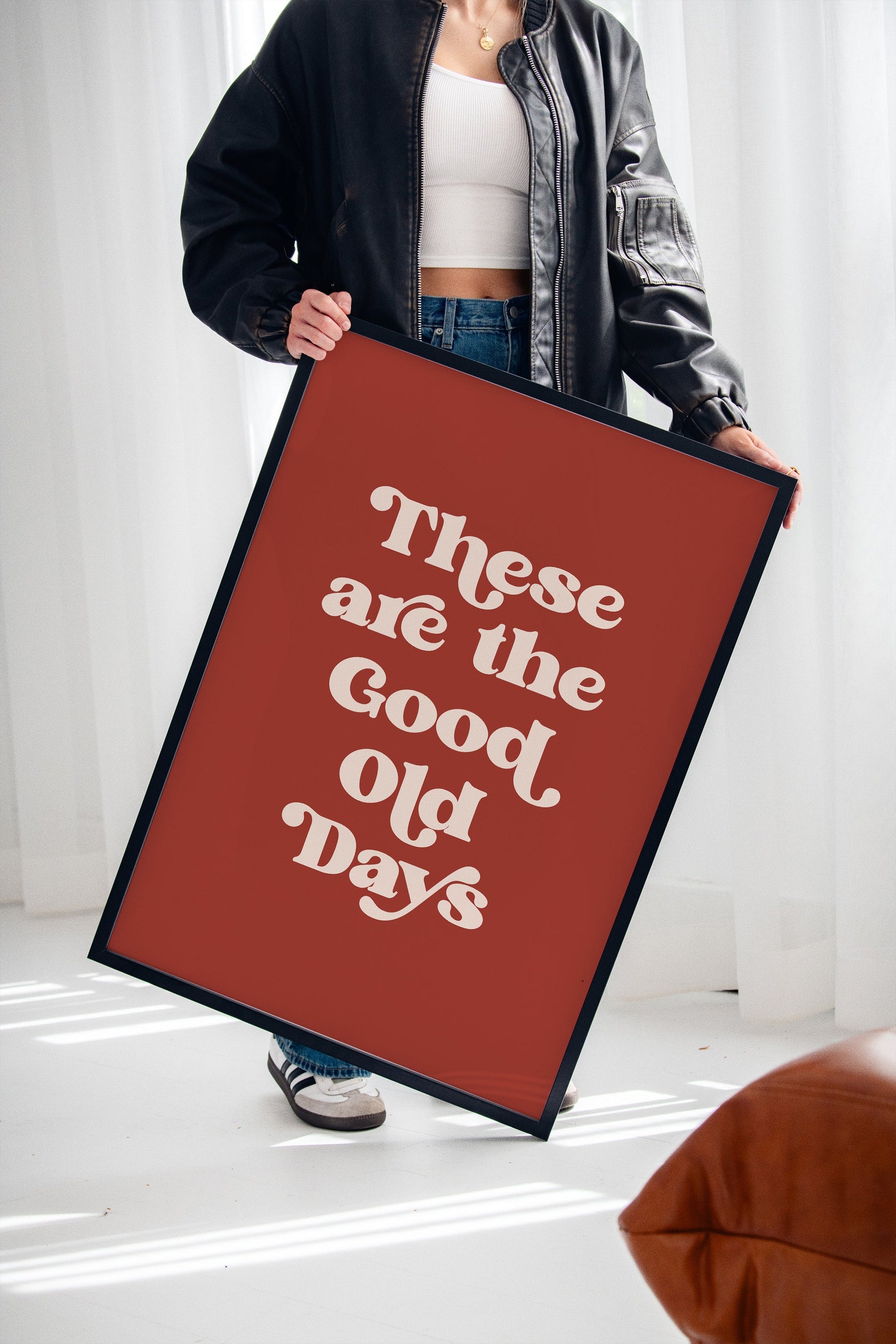 Vintage Vibes - Retro Typography Art Print