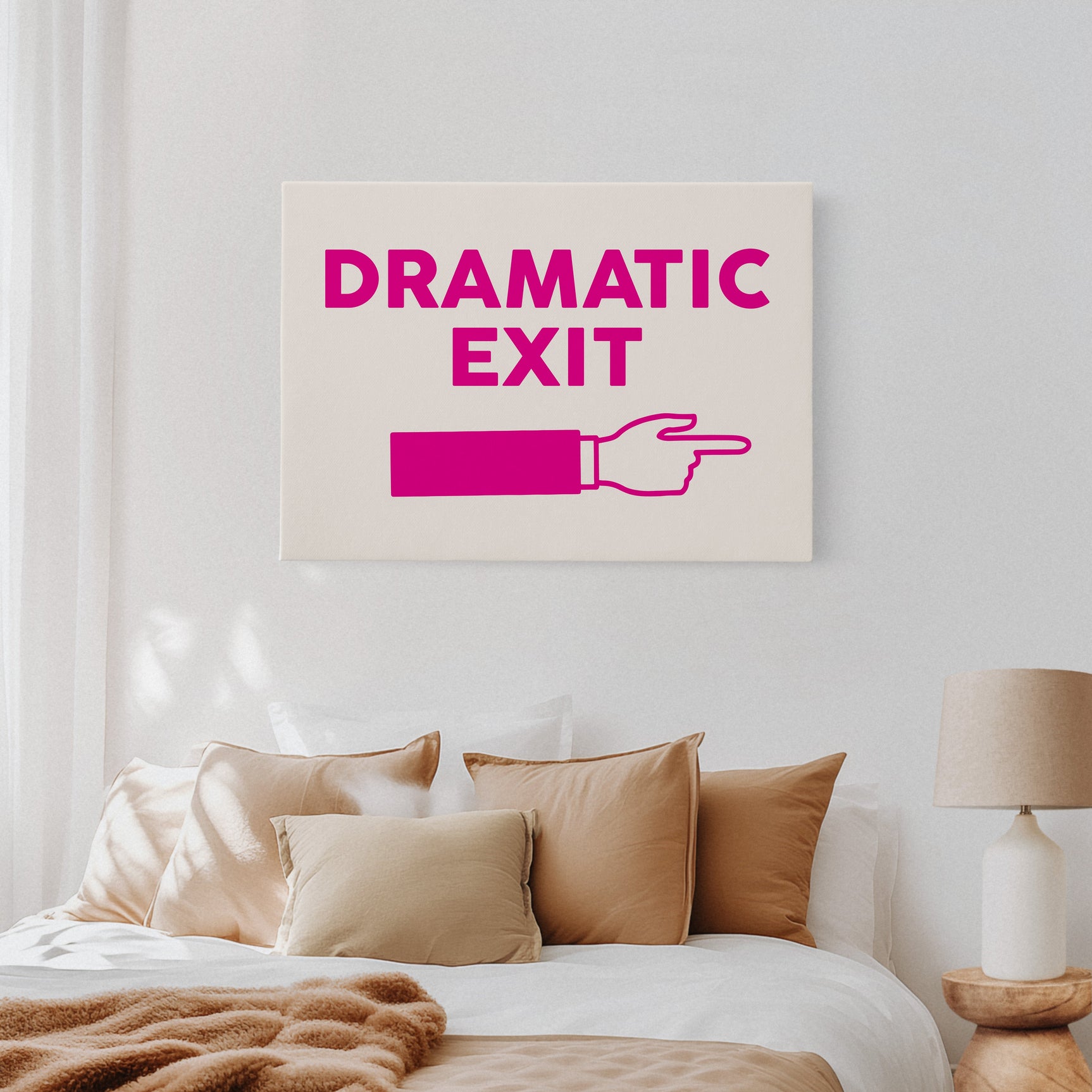 Vivid Escape - Bold Typography Wall Art