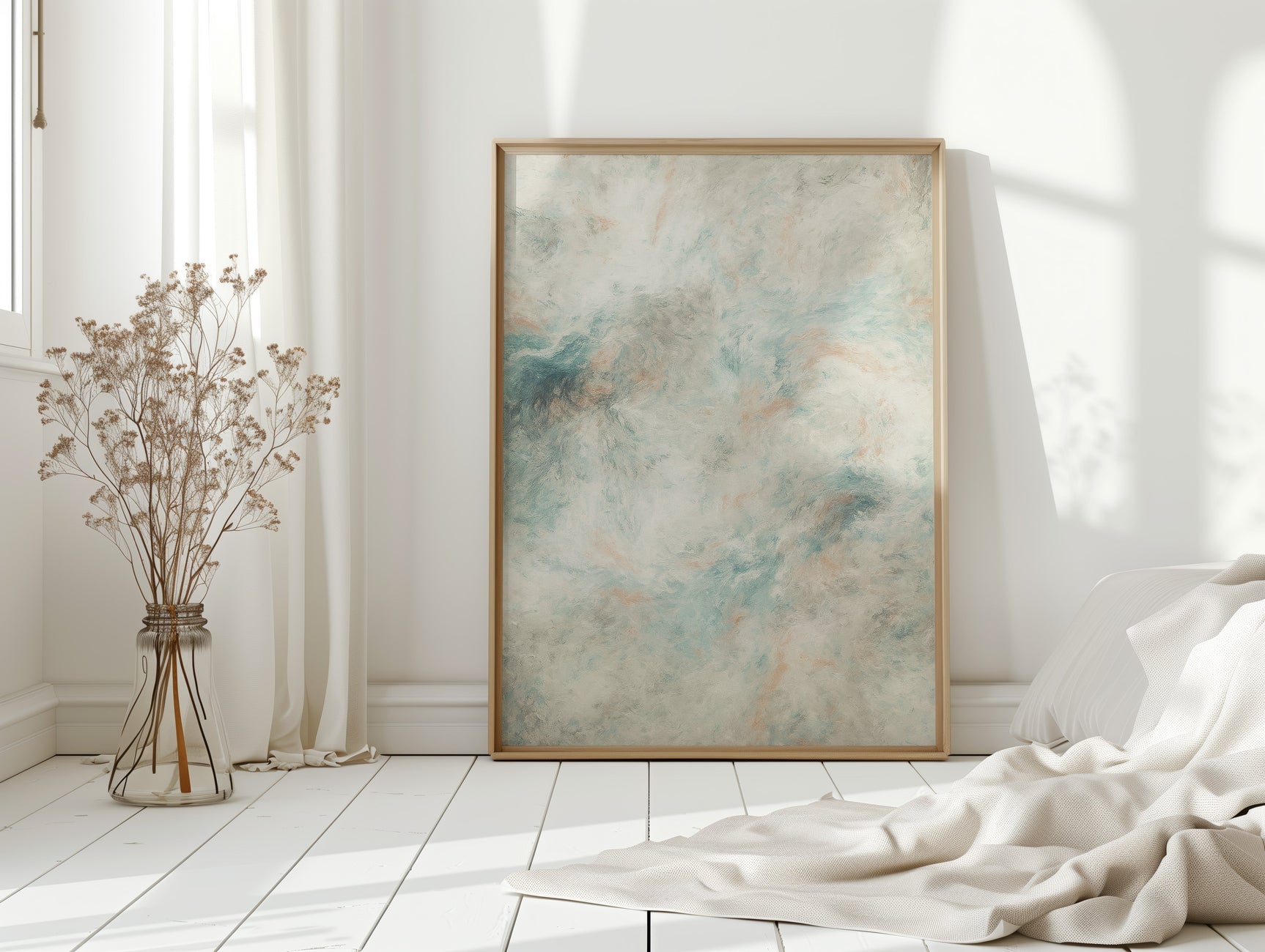 Dreamy Desert Sky Abstract Canvas Art