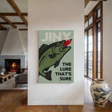 Baited Bliss - Retro Fishing Print