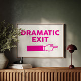 Vivid Escape - Bold Typography Wall Art