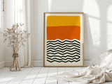 Bold Geometric Abstract Art Print