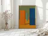 Vibrant Geometric Abstract Canvas Art