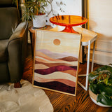 Sunset Dunes - Abstract Landscape Canvas Art
