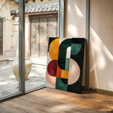 “Modern Balance” – Bold Mid-Century Abstract Geometric Print