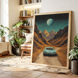 Celestial Journey - Vintage Roadscape Art