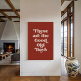 Vintage Vibes - Retro Typography Art Print