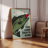 Baited Bliss - Retro Fishing Print