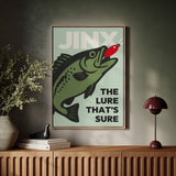 Baited Bliss - Retro Fishing Print