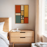 Vibrant Geometric Abstract Art Print