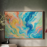 “Color Currents” – Abstract Swirl Painting