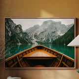 Rustic Mountain Lake Adventure Art Print