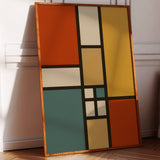 Vibrant Geometric Abstract Art Print