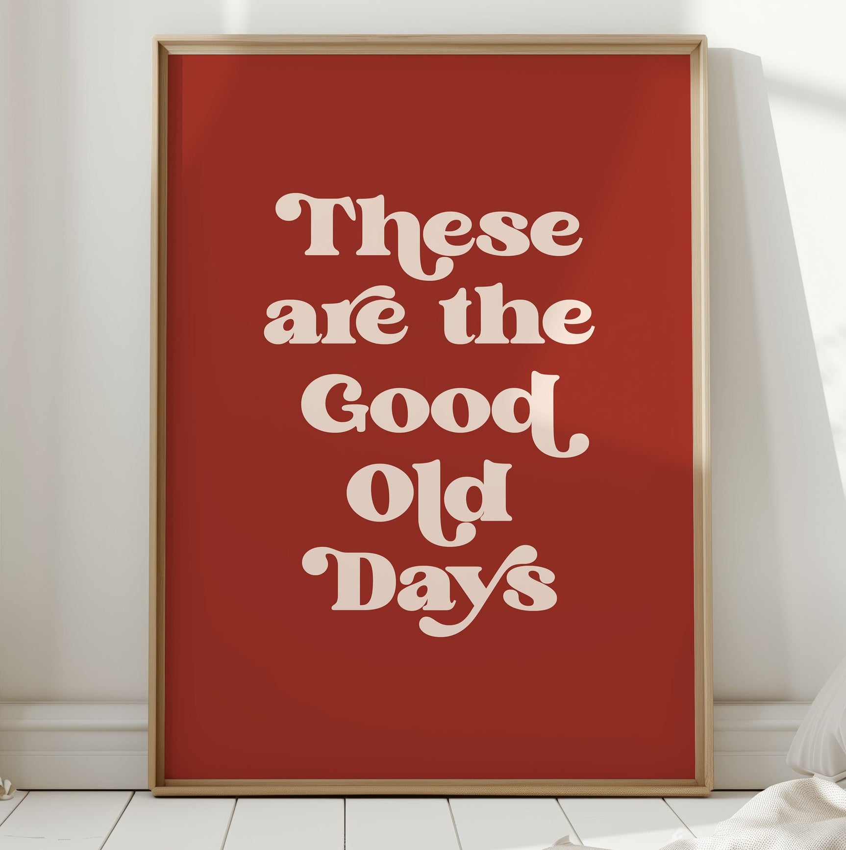 Vintage Vibes - Retro Typography Art Print