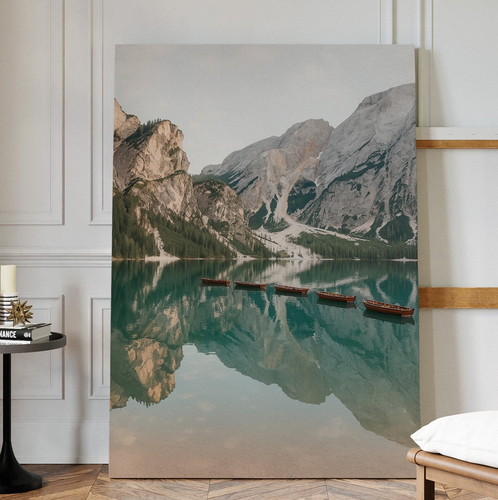 Still Waters, Silent Peaks – Tranquil Alpine Lake