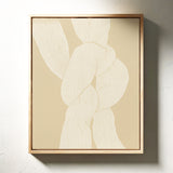 Bound Form – Minimalist Textured Knot Art Print