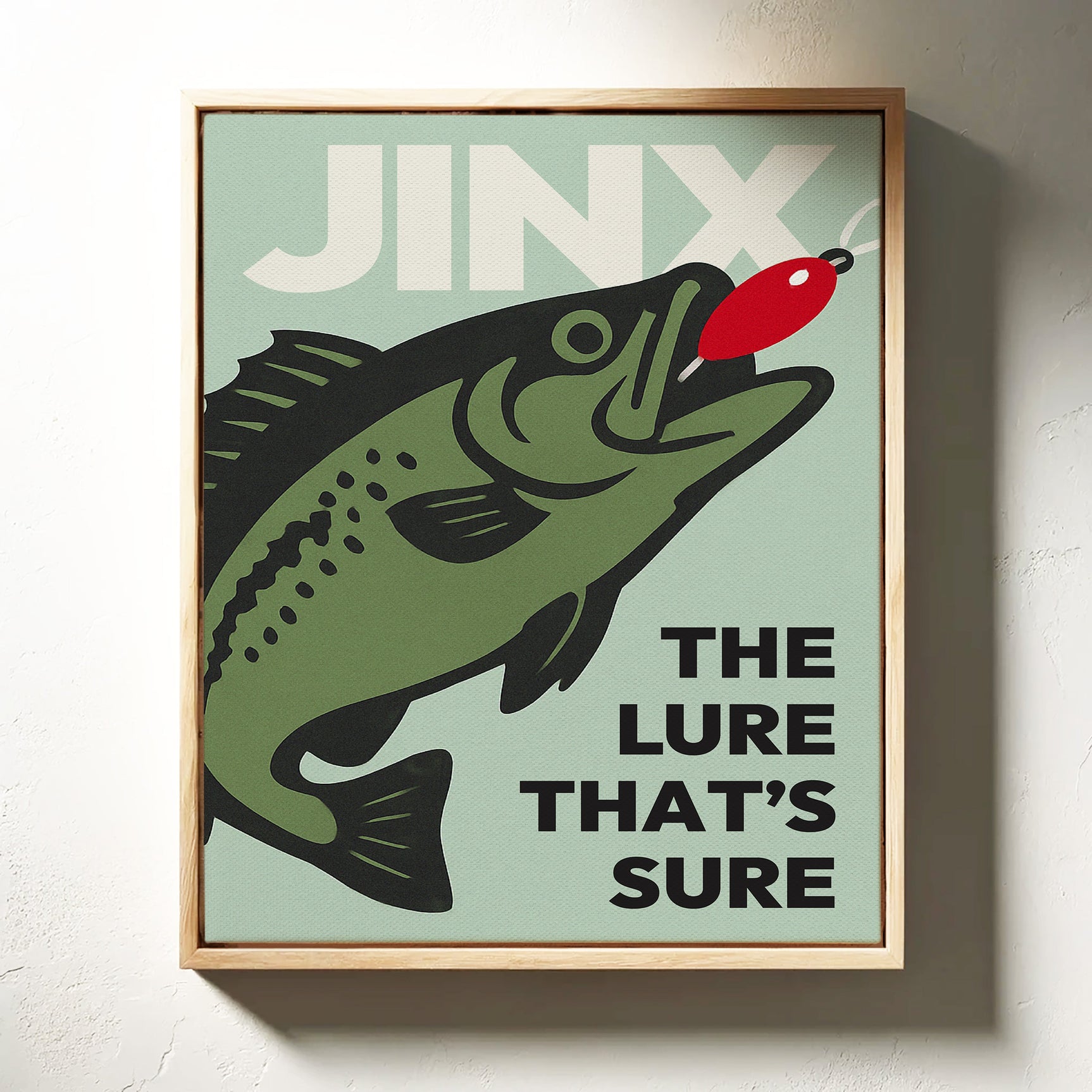 Baited Bliss - Retro Fishing Print