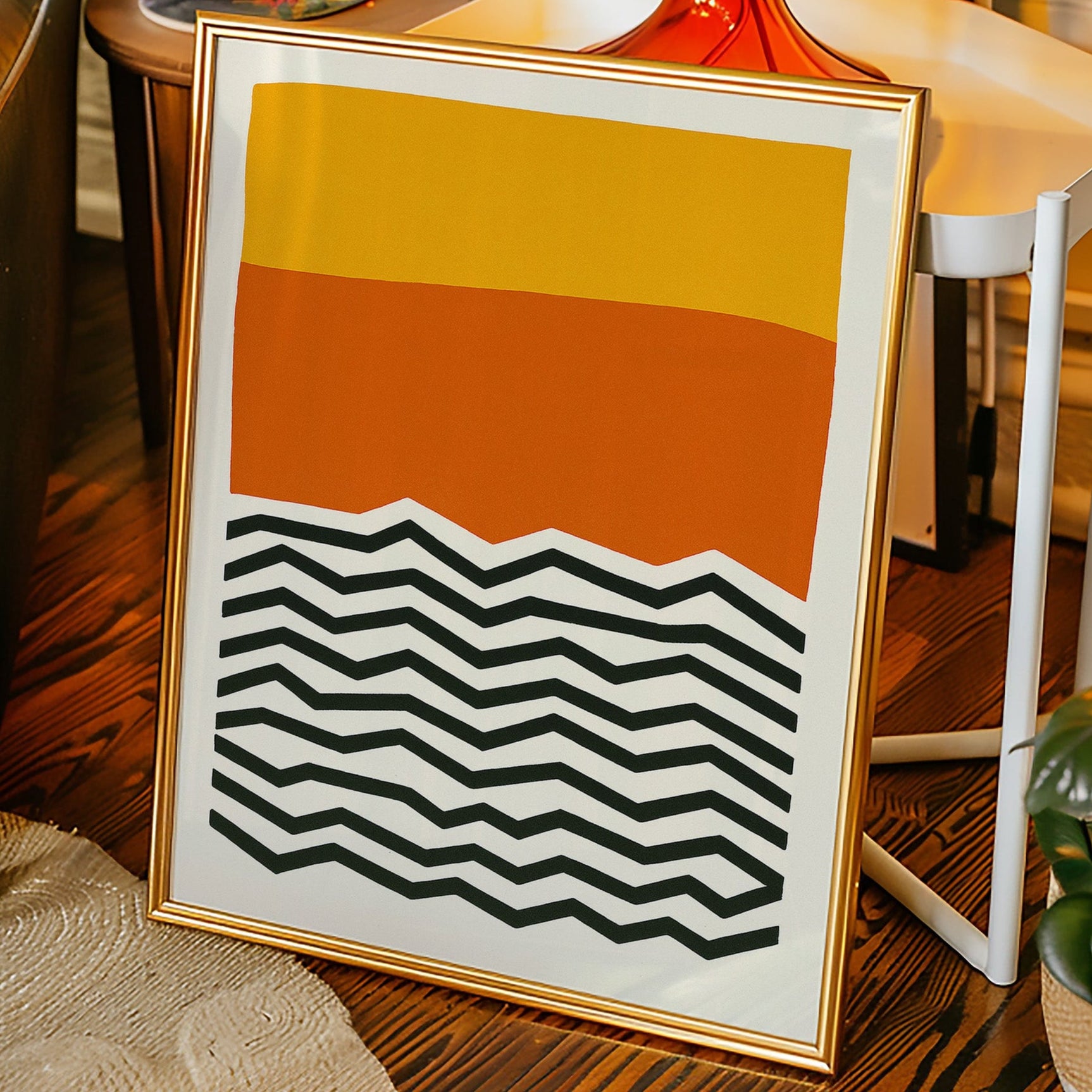 Bold Geometric Abstract Art Print