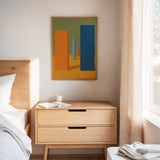 Vibrant Geometric Abstract Canvas Art